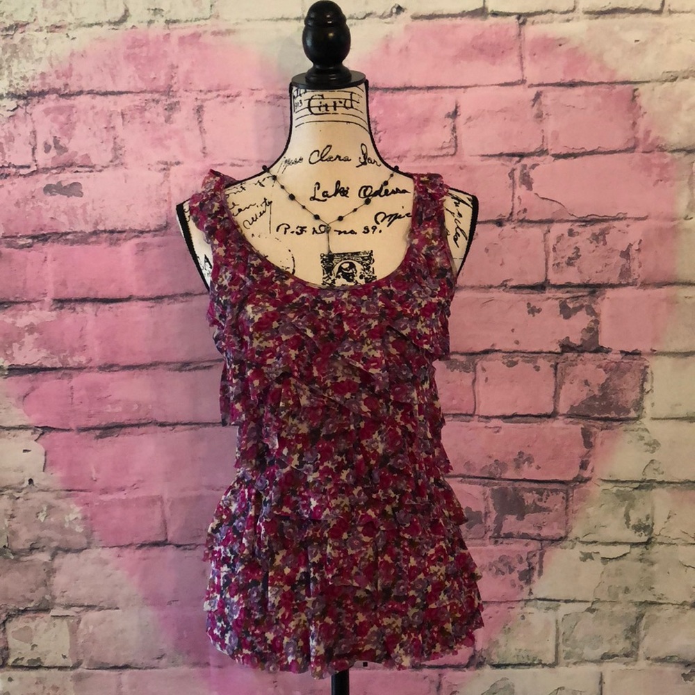 ☀️Express Sleeveless Floral Tank Top
